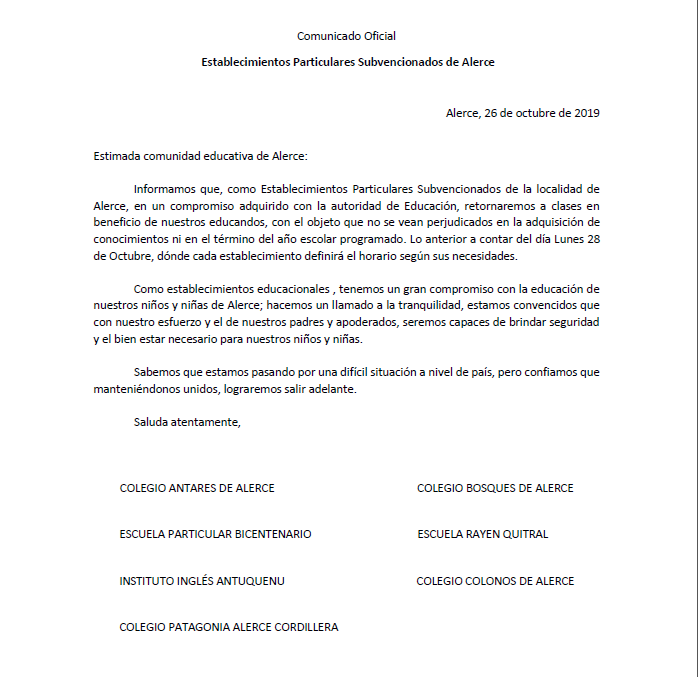 Colegio Colonos de Alerce